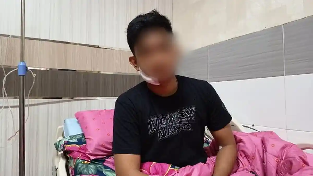 Bripda Ridho Jadi Korban Lemparan Batu Saat Amankan Operasi Narkoba