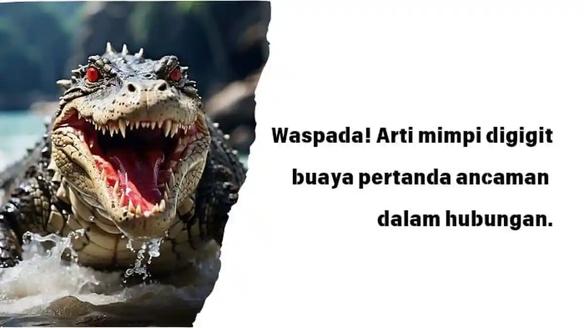 Waspada! Inilah 5 Arti Mimpi Digigit Buaya, Pertanda Ancaman dalam Hubungan Anda