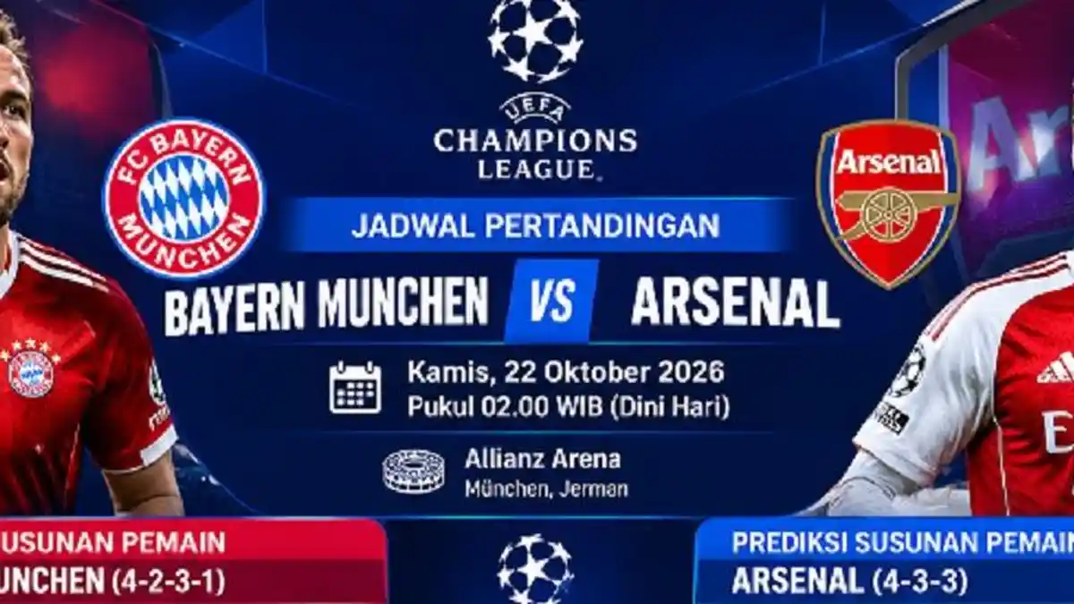 Liga Champions Bayern Munchen vs Arsenal Diprediksi Seru, Catatan ...