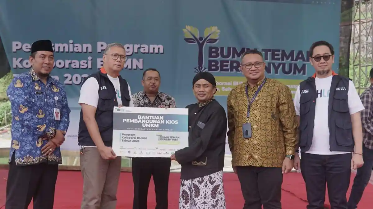 Kembangkan Potensi Ekonomi Lokal, 17 BUMN Resmikan Program BUMN Teman Bersenyum