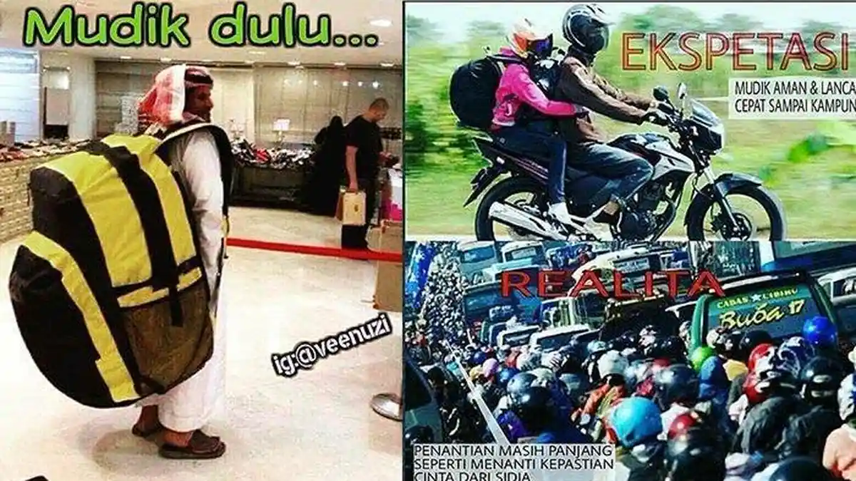17 Meme Mudik Lebaran Hari Raya Idul Fitri 2019