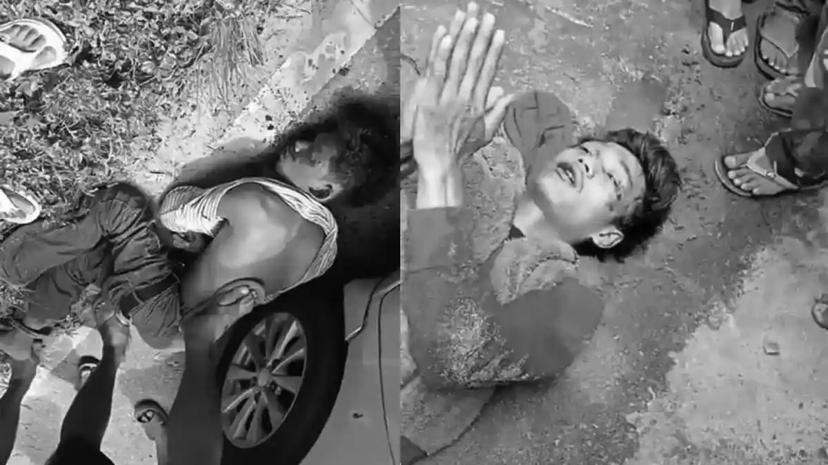 Terkapar di Jalanan, Ini Penampakan Pelaku Jambret yang Tewaskan Perempuan Pencari Kerja di Siantar