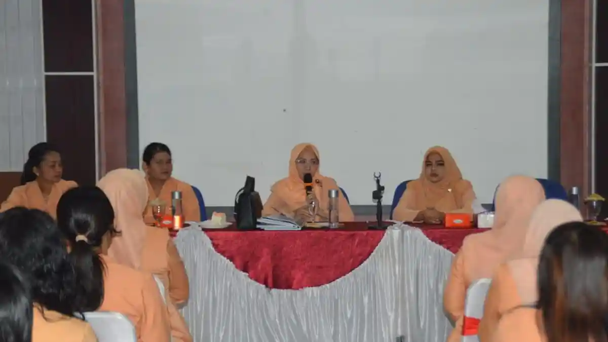 Satu Hati dalam Kebersamaan: Silaturahmi Hangat Ibu Dharma Wanita Persatuan Lapas Medan