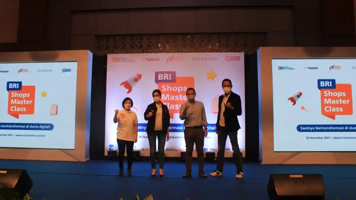 Gandeng Facebook dan Halosis, BRI Wujudkan Mimpi Mitra Merchant Go Digital