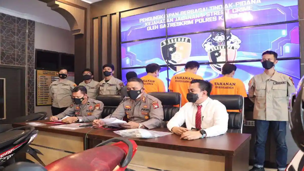 Polisi di Karimun Tangkap 4 Pelaku Pencurian Dalam 10 Hari Terakhir, 1 Masih Pelajar