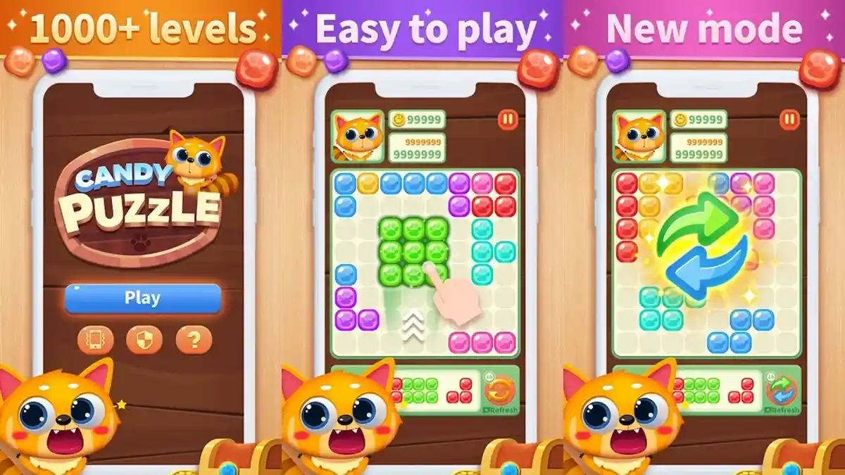 Aplikasi Penghasil Yang Candy Puzzle Gratis di Play Store, Bisa Digunakan Tanpa Deposit