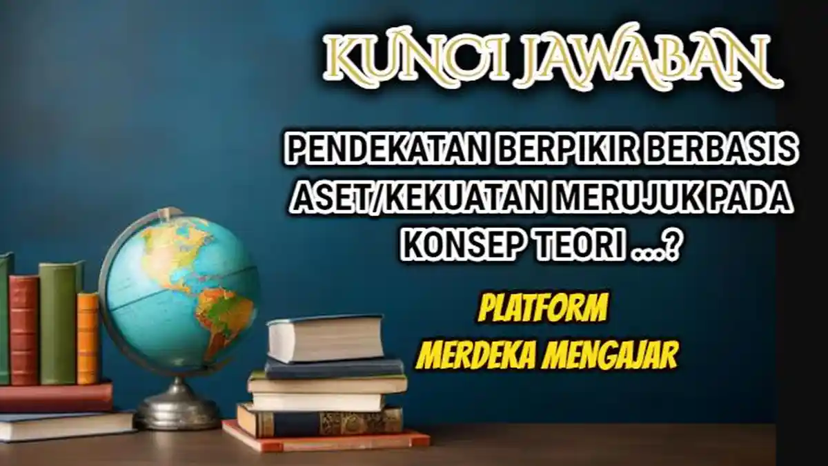 Pendekatan Berpikir Berbasis Aset Merujuk pada Konsep Teori? Jawaban Post Test Merdeka Mengajar