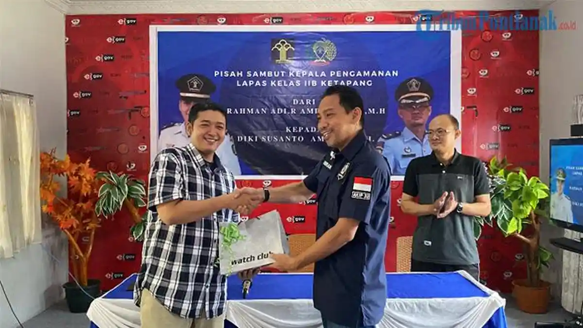 Pisah Sambut Ka.KPLP Lapas Ketapang, Rahman Adi Ramadani Digantikan ...