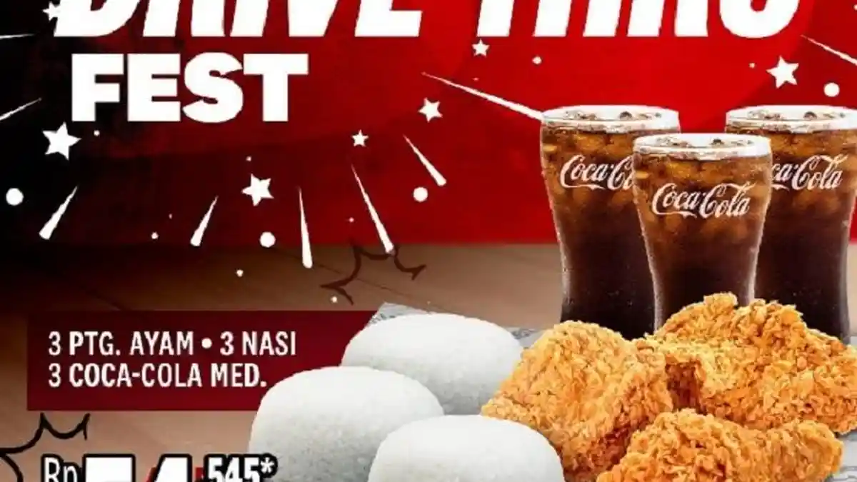 SPESIAL! Promo KFC Hari Ini 17 September 2023 Super Besar 1 Cuma Rp7 Ribu Pakai Jenius