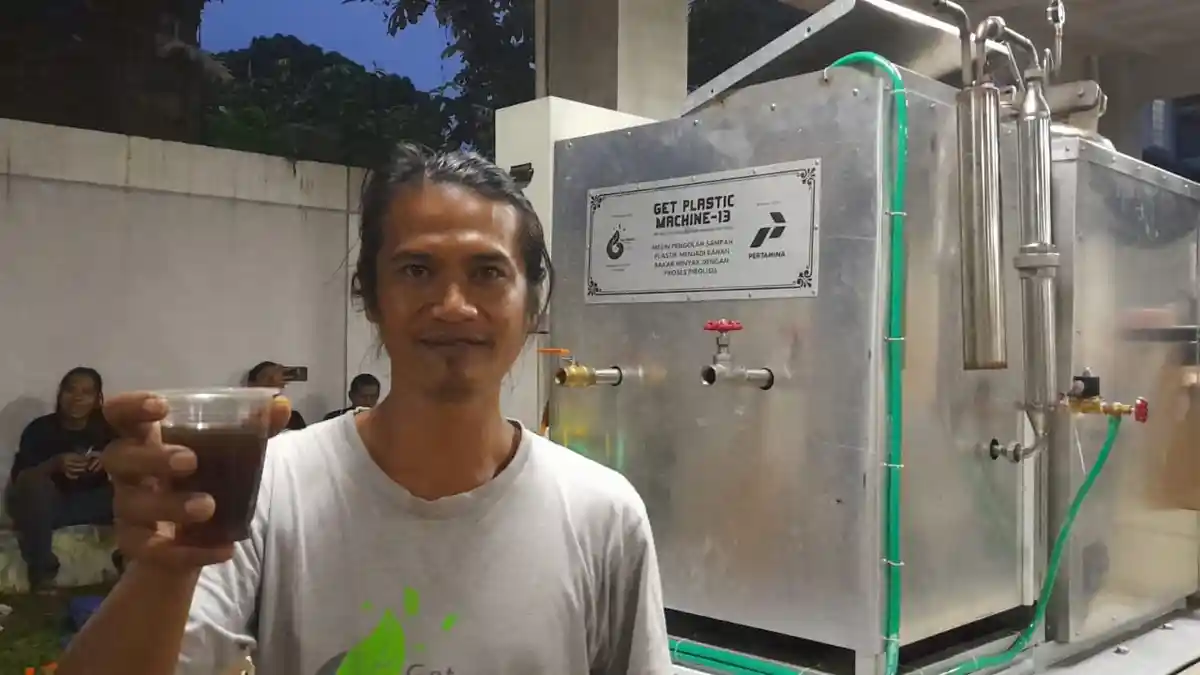 Sosok di Balik Pembuat Mesin Priolisis, Perjuangan Dimas Ubah Sampah Plastik Menjadi BBM