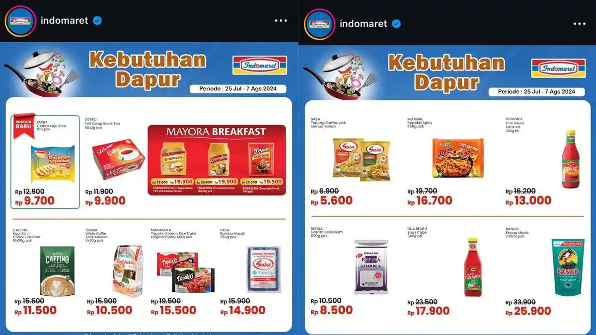 Dapatkan Garam Rp 8.500 dan Tepung Bumbu Rp 5.600 di Promo Indomaret ...