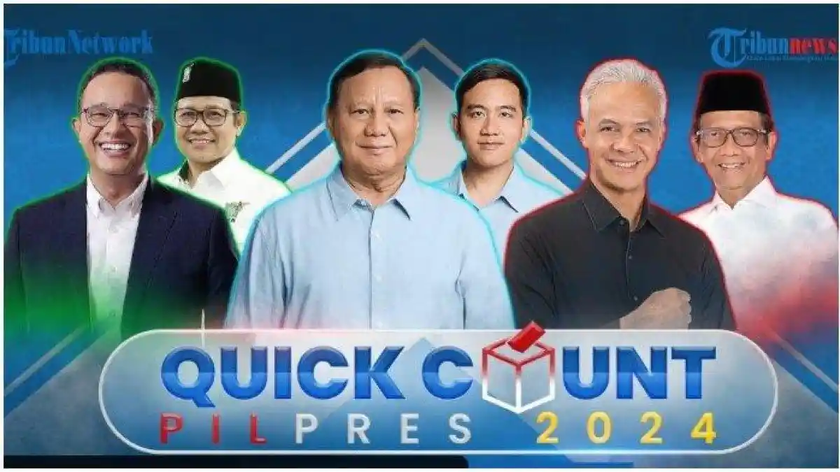 Keunggulan Prabowo-Gibran Hasil Lengkap 6 Quick Count, Data Masuk Sudah Hampir 100 Persen