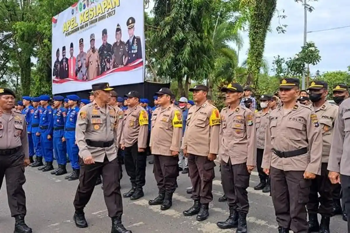 Malam Tahun Baru 2023, Petugas Gabungan Patroli Hingga ke Kafe dan Hotel di Banjarmasin