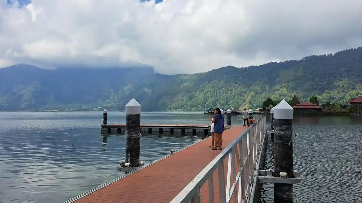 Air Danau Batur Alami Penyusutan Hingga Dua Meter
