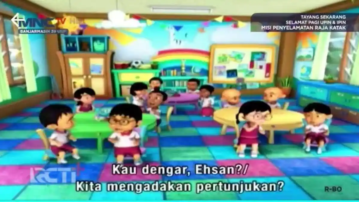 Link Gratis Streaming MNCTV Selamat Pagi Upin Ipin Hari Ini, Nonton Juga Aksi Ehsan di Futsal Mania