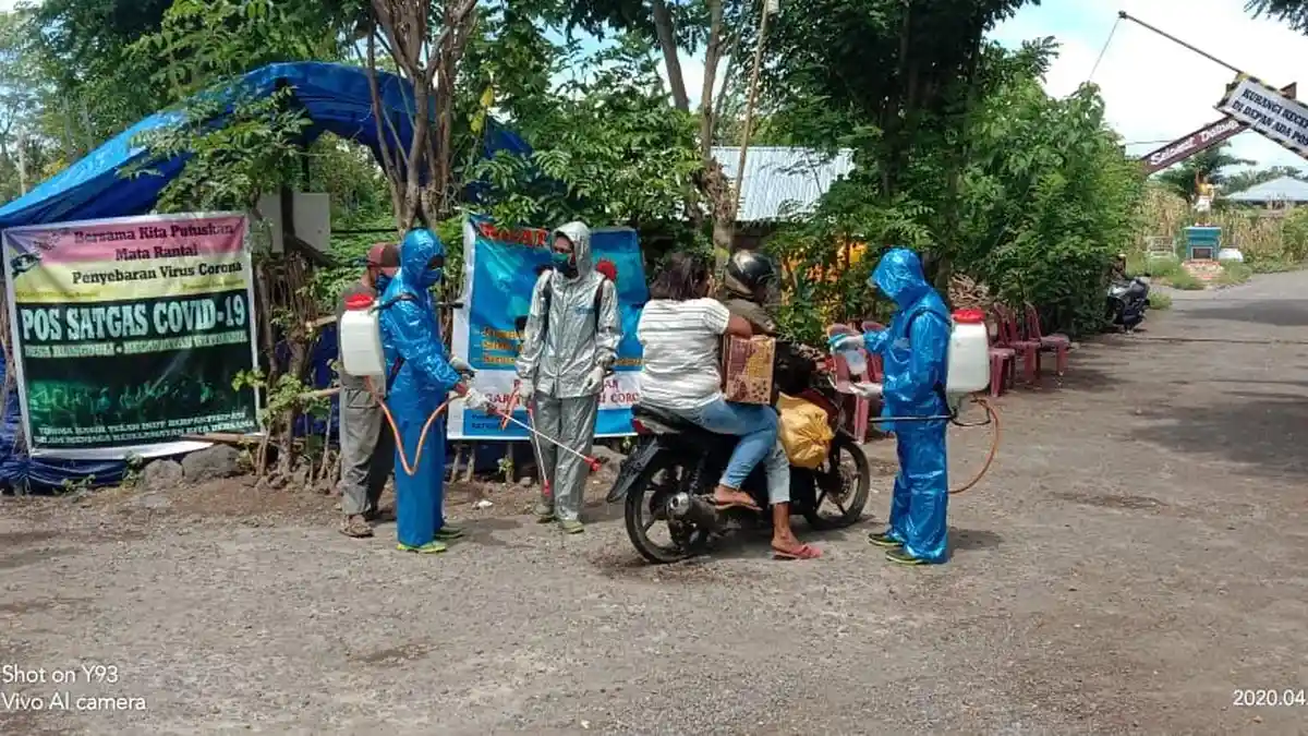 Batas  Desa  Riang  Duli  di  Flores  Timur Dijaga   24  Jam