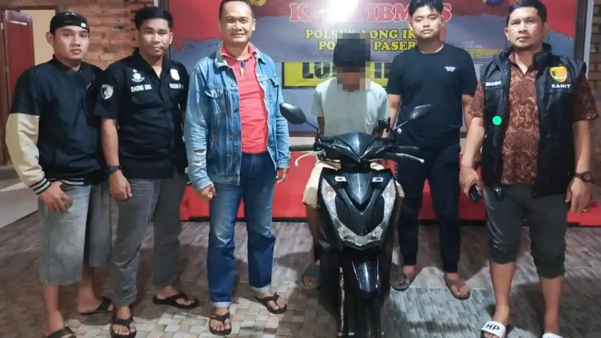 Curi Motor di Balikpapan, Seorang Pemuda Ditangkap di Kabupaten Paser