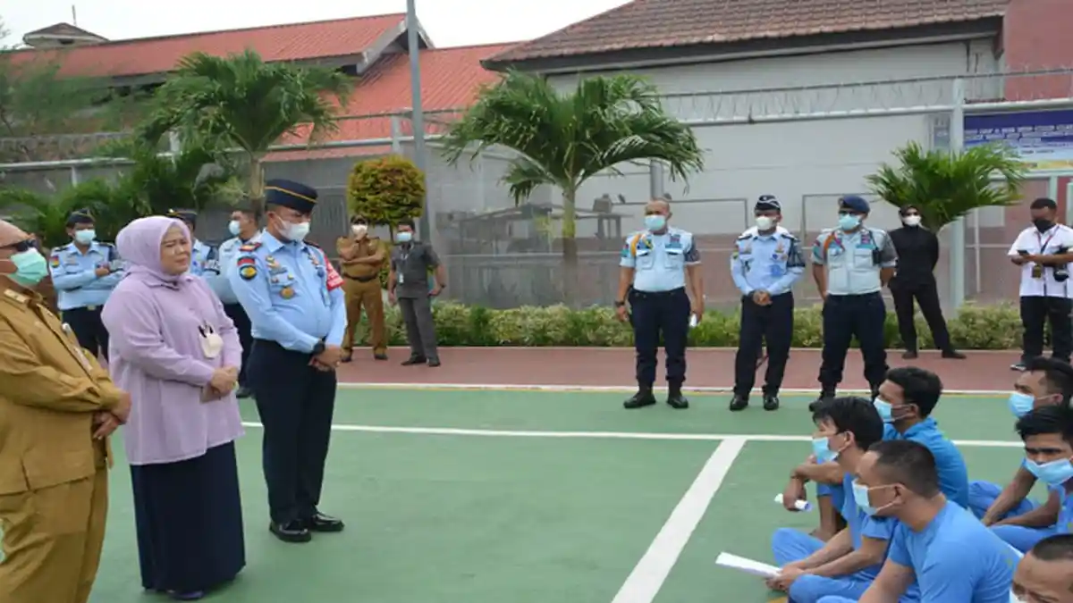 983 Warga Binaan Rutan Kelas IIA Batam Sudah Divaksinasi, Ini Pesan Wagub Kepri
