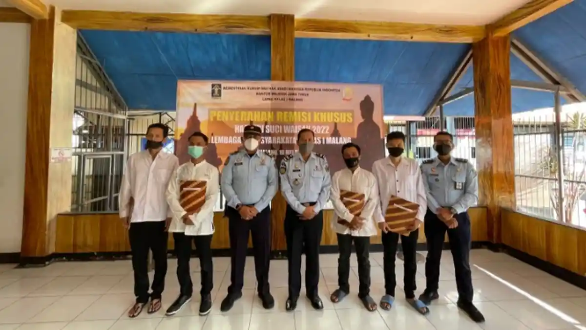 4 WBP Lapas Lowokwaru Dapat Remisi Hari Raya Waisak