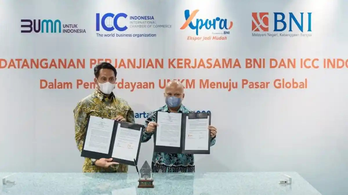 Dorong UMKM Go Global, BNI Xpora Gandeng Kamar Dagang Internasional Indonesia