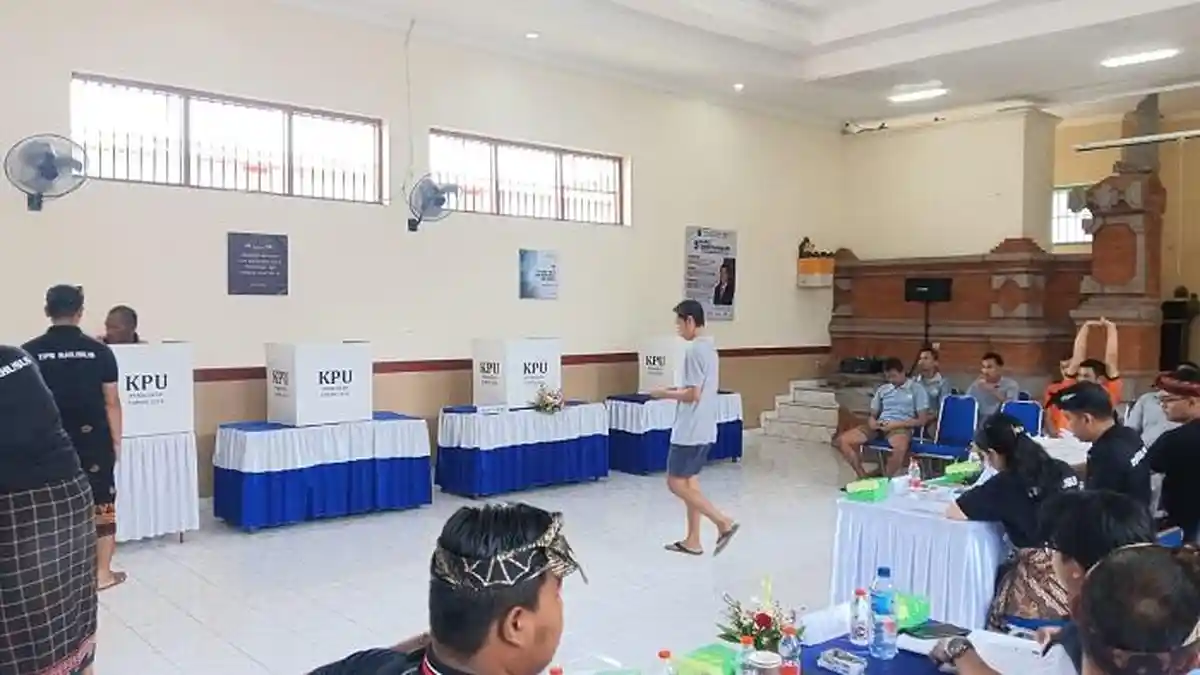 PILKADA Jembrana 2024, Bang-Ipat Unggul di TPS Khusus, Pemungutan di Rutan Kelas IIB Negara Lancar