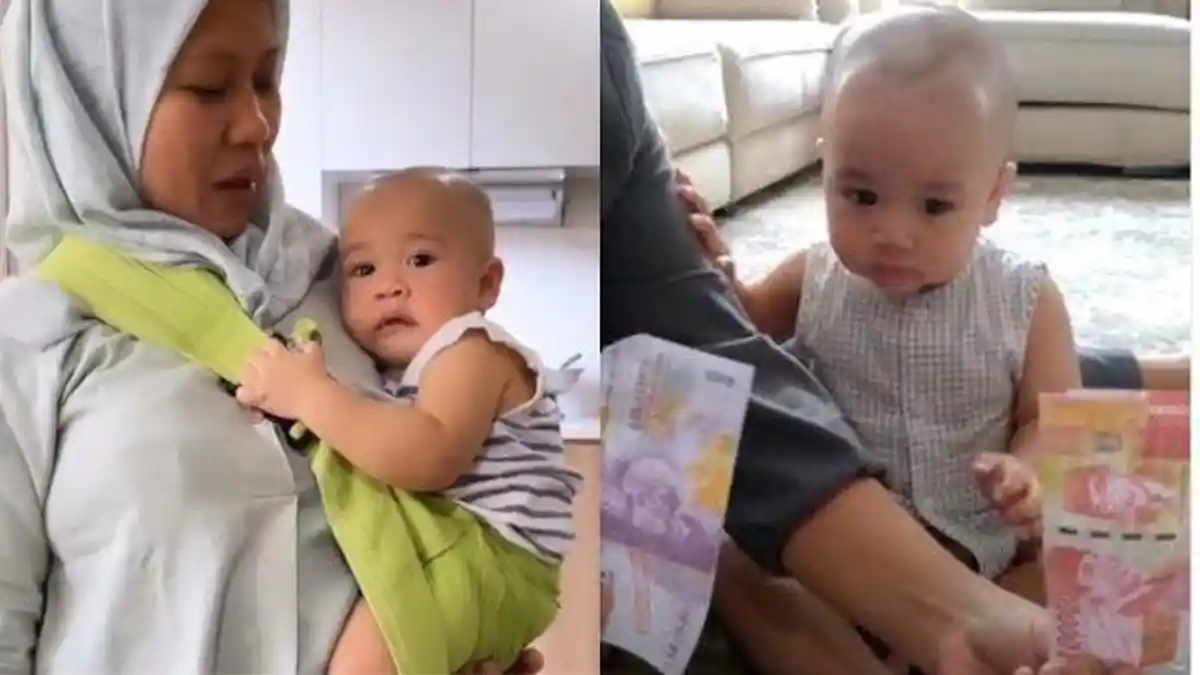Rayyanza Anak Raffi Ahmad, Bayi Kecil Tahu Uang Besar