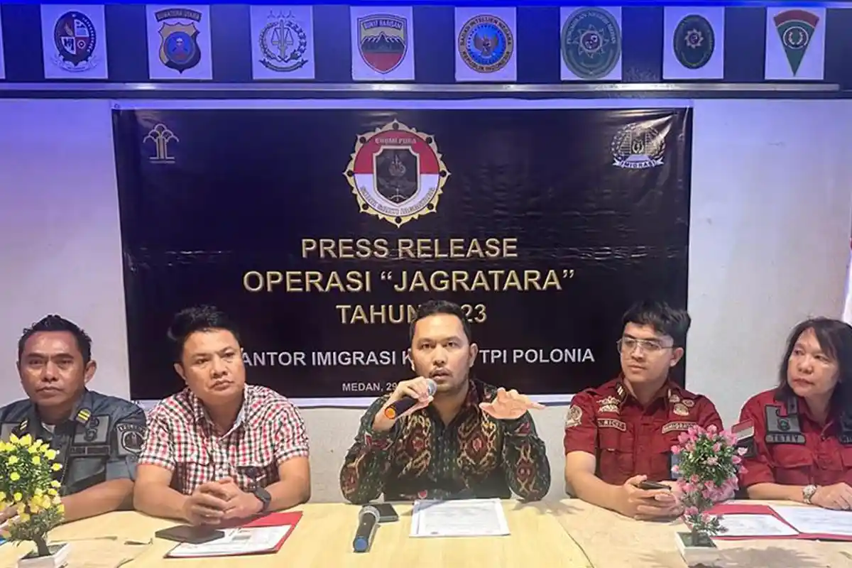 Kantor Imigrasi Kelas I TPI Polonia Gelar Operasi Jagratara 2023