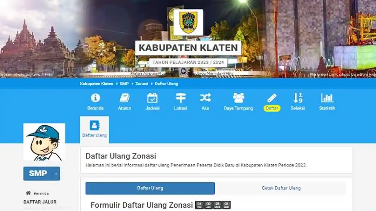 Daftar Ulang PPDB Klaten Dibuka Hari Ini, Selasa 20 Juni 2023, Ini Cara dan Ketentuannya