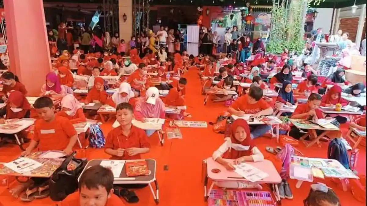 LOMBA Mewarnai Anak Bersama Susu Zee, Diikuti 470 Siswa
