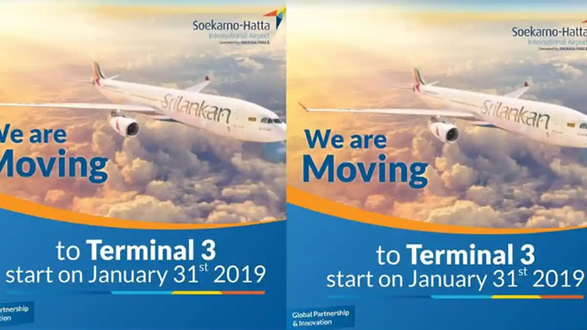 SriLankan Airlines Pindah ke Terminal 3 Bandara Soekarno-Hatta Tanggal 31 Januari