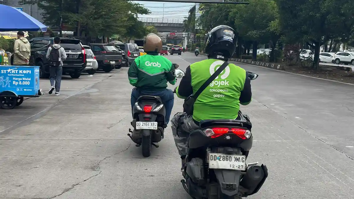 Ojol Makassar-Gowa-Maros Ogah Komisi Dipotong Jadi 10 Persen