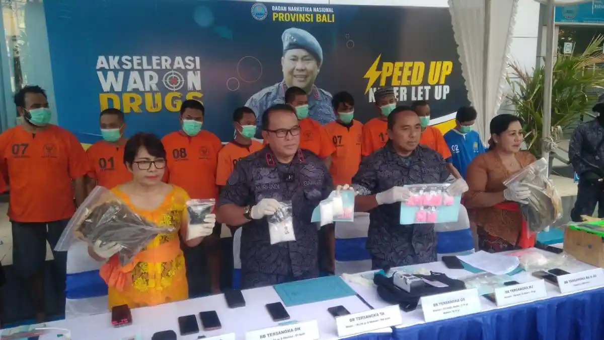 Stimulan Layani Pria Hidung Belang, Wanita PSK di Denpasar Jadi Target Market Narkoba Dua Pria Ini