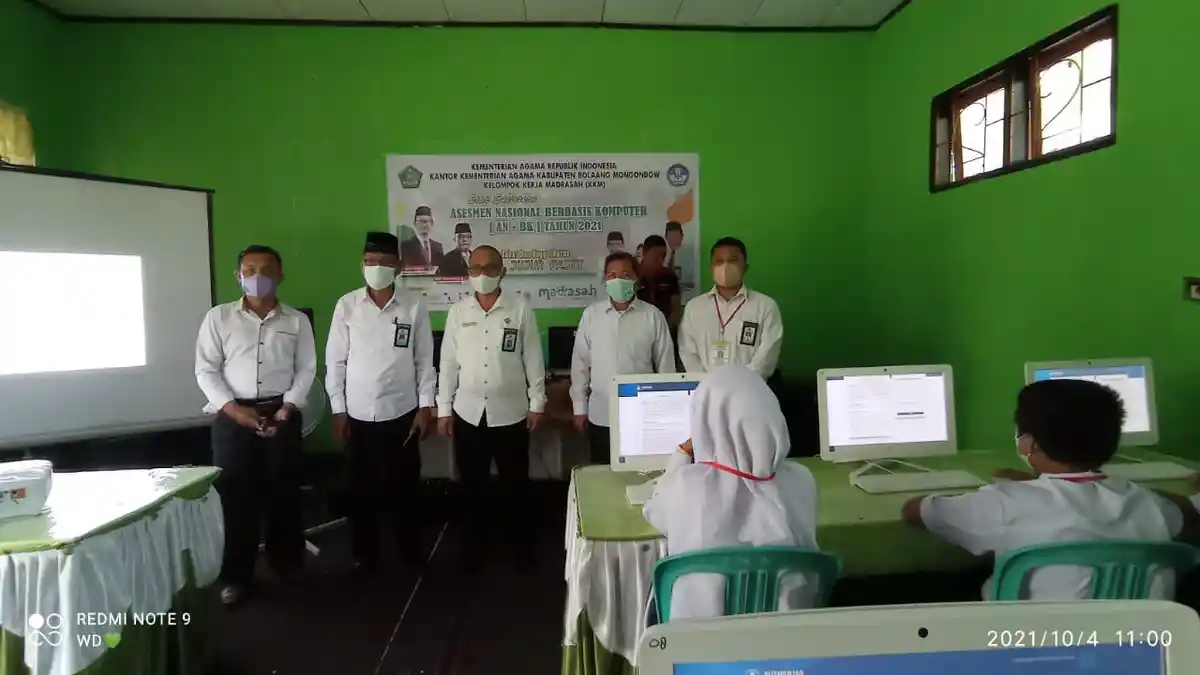 68 Siswa MTs di Bolmong Ikut ANBK, Shabri Bora Minta Guru dan Murid Tingkatkan Kualitas