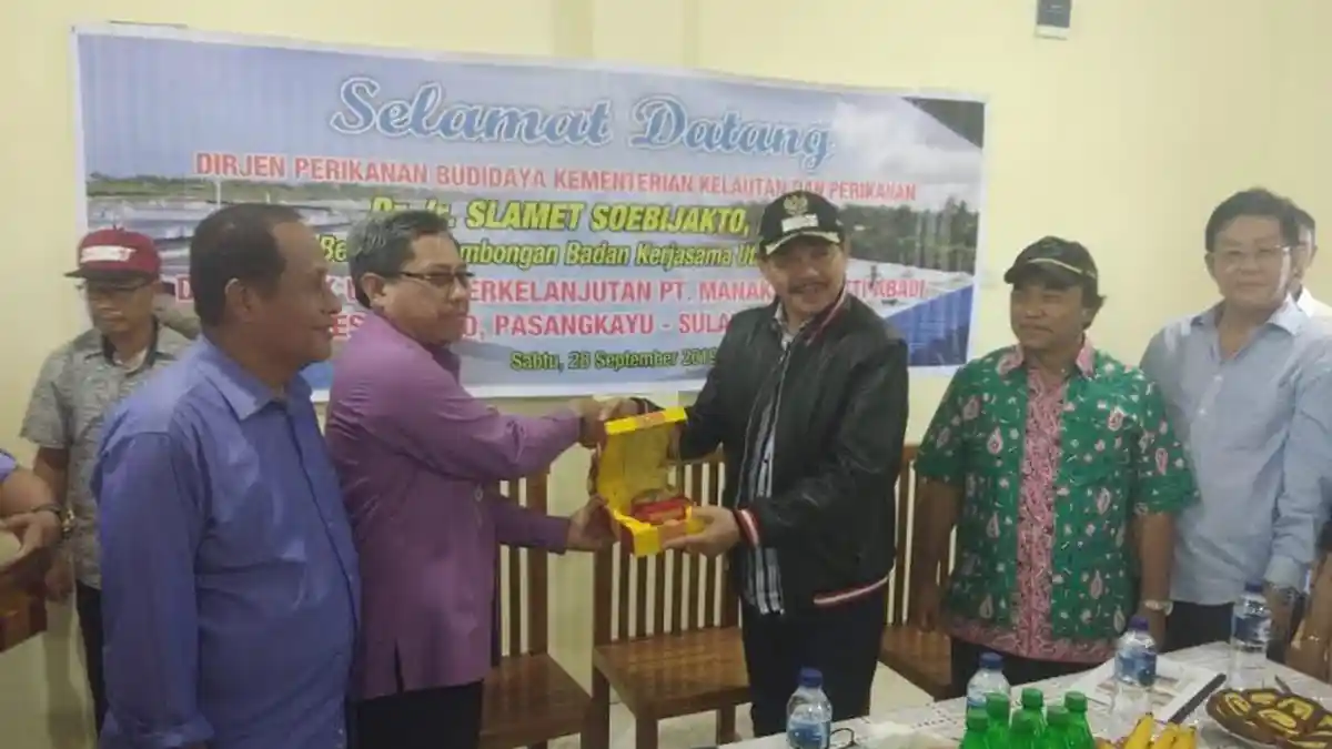 Wabup Pasangkayu Terima Kunjungan Dirjen Perikanan Budidaya Kementerian