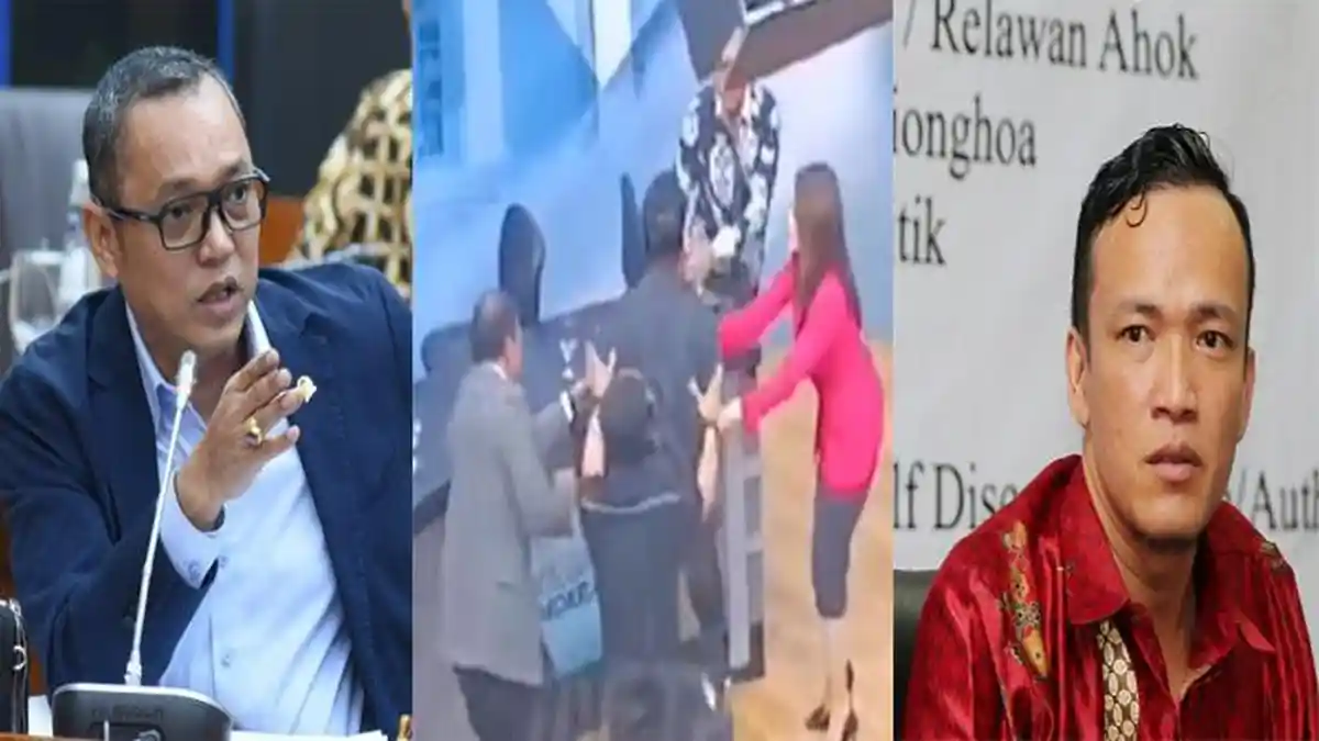 Politisi PDIP Deddy Sitorus vs Noel Ketua Prabowo Mania Nyaris Adu Jotos di TV, Ribut Soal Demokrasi