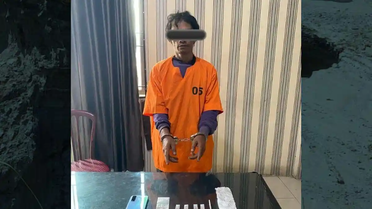 Polres Tanah Karo Tangkap Pengedar Sabu Desa Siabang Abang Kutabuluh
