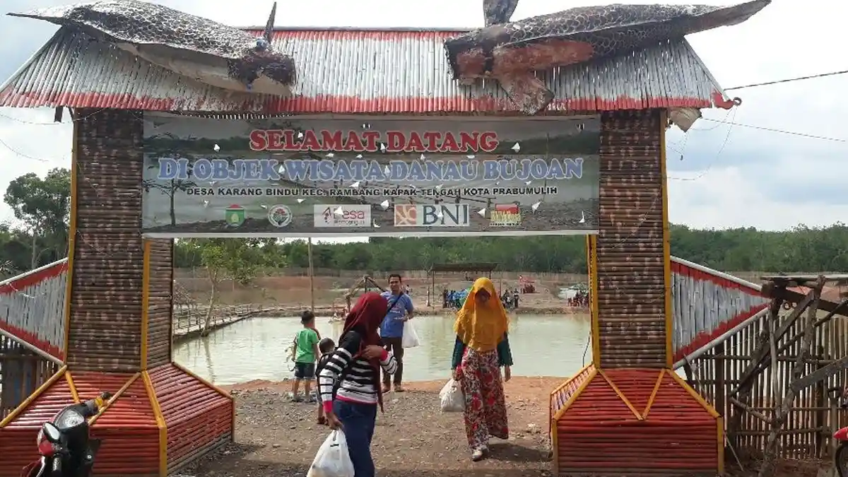 Melihat Danau Bujoan, Objek Wisata Baru Kota Prabumulih yang Dibangun Pakai Dana Desa