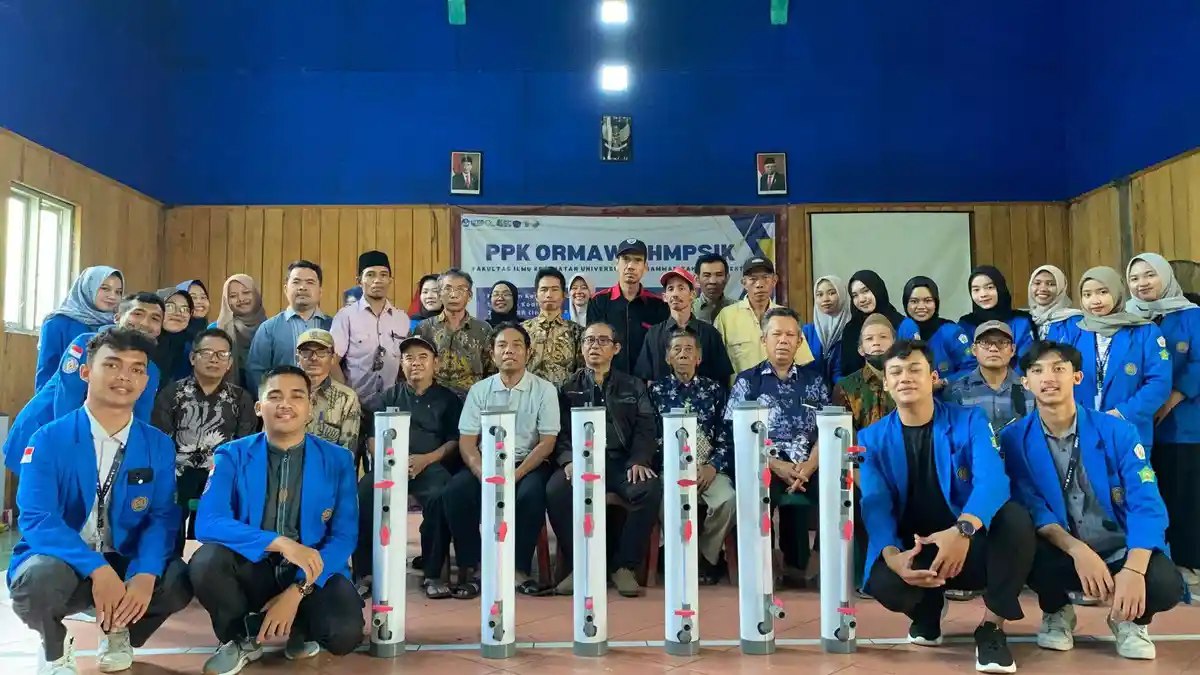 Kolaborasi UMP dan Masyarakat Desa Cibangkong Perangi Diare dengan INFIBER