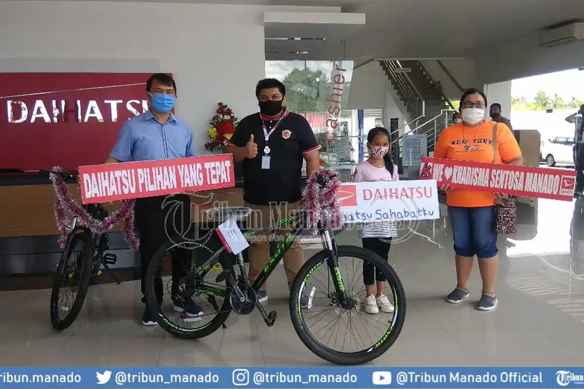 Servis di Bengkel Daihatsu Kharisma Sentosa Malah Dapat Hadiah Sepeda