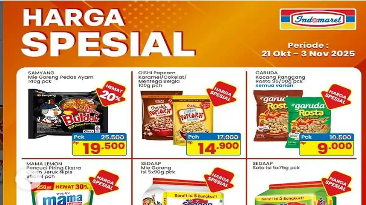 Promo Indomaret Hari Ini Sabtu, Ciptadent Rp 9.900, So Klin Lantai Rp 8.900