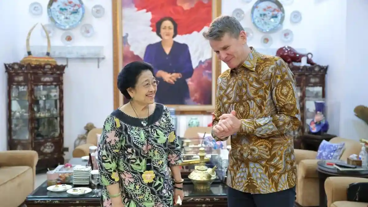 Megawati dan Dubes Australia Rod Brazier Bahas Dinamika Global hingga Kuliner Khas Makassar