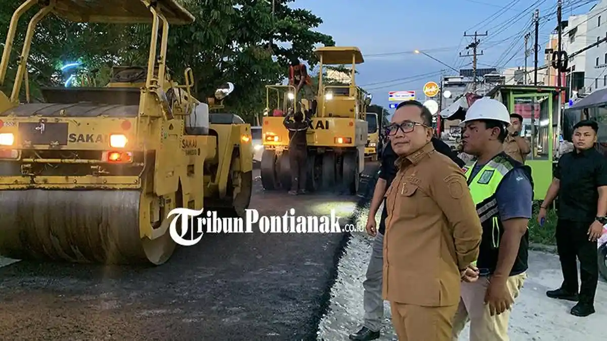Bupati Kubu Raya Dorong Percepat Proses Pengaspalan Jalan Serdam, Sujiwo: Mohon Pengertiannya