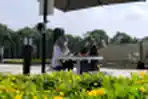 Peresmian Saung Tenaga Surya di Monumen Bandung Lautan Api