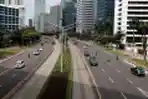 Kemacetan Ibukota Jakarta Turun
