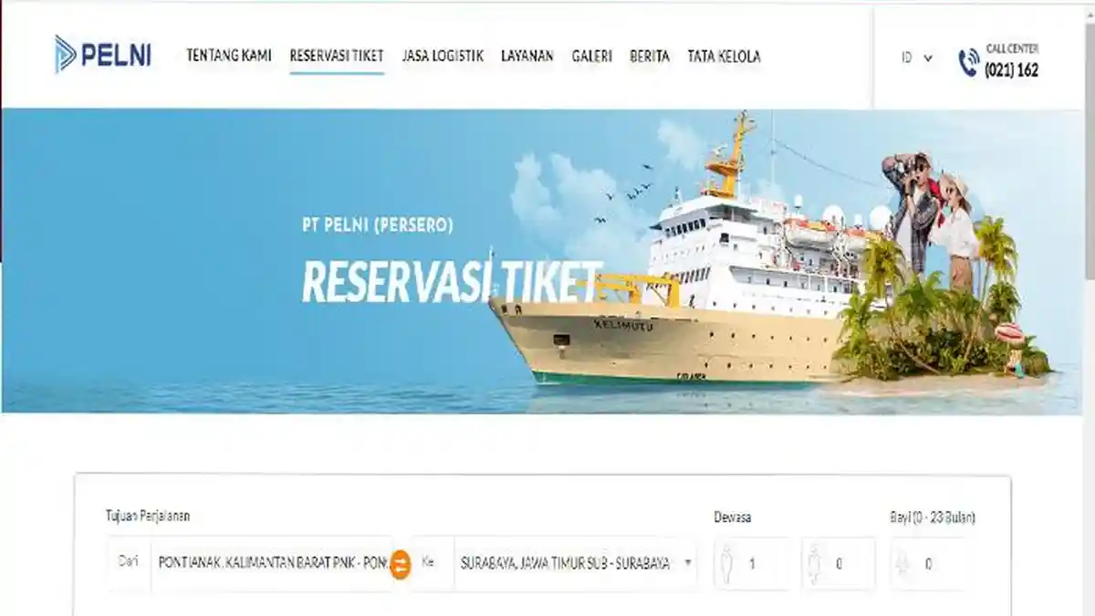 Cek Jadwal Keberangkatan Kapal Pelni dan Pesan Tiket Online Resmi saat Liburan