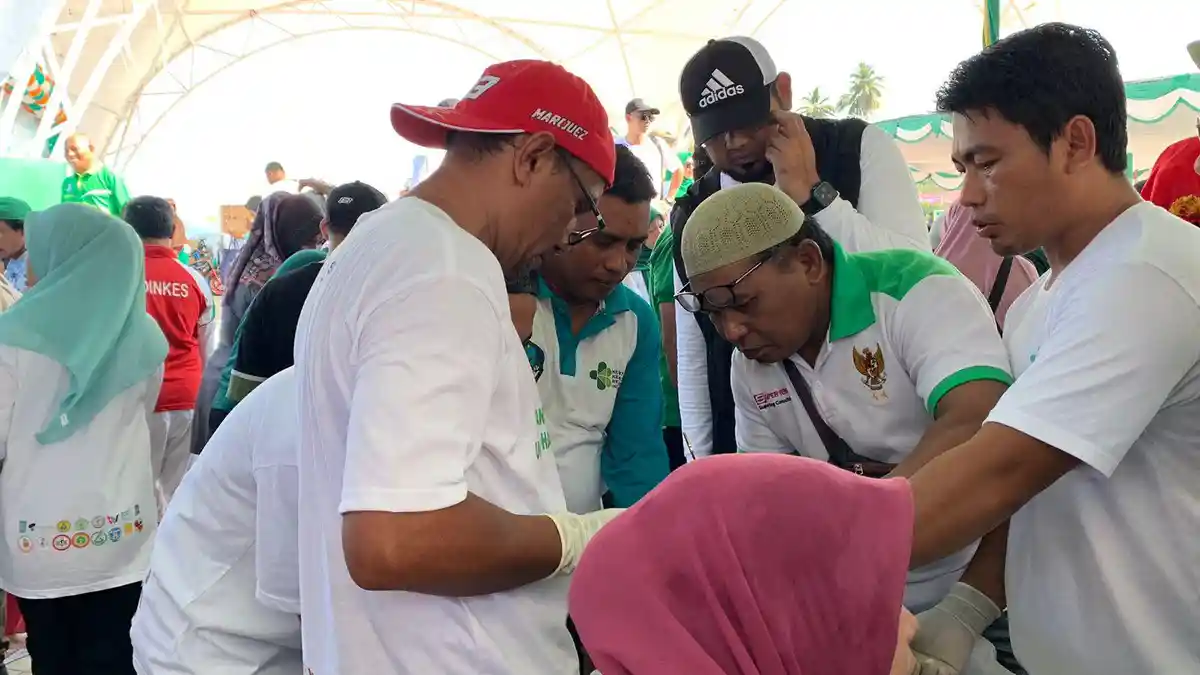 Rangkaian Acara HKN ke 59 di Halmahera Selatan, 80 Anak Ikut Sunatan Massal