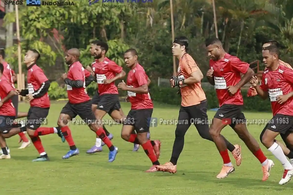 Lakukan Persiapan Jelang Piala AFC 2021, Persipura Jayapura Gelar Latihan Tertutup