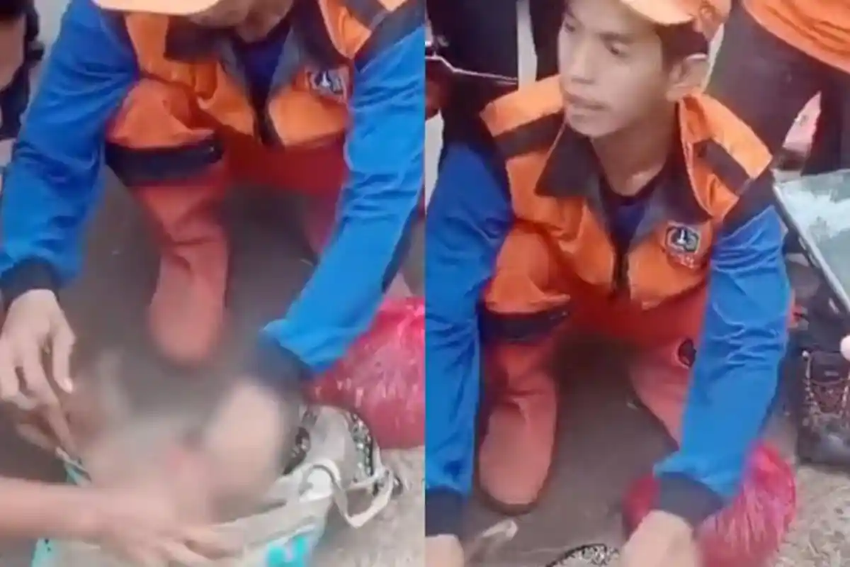 Warga Heboh Petugas PPSU Temukan Bayi Hidup di Tumpukan Sampah, Dimasukkan ke Dalam Goodie Bag