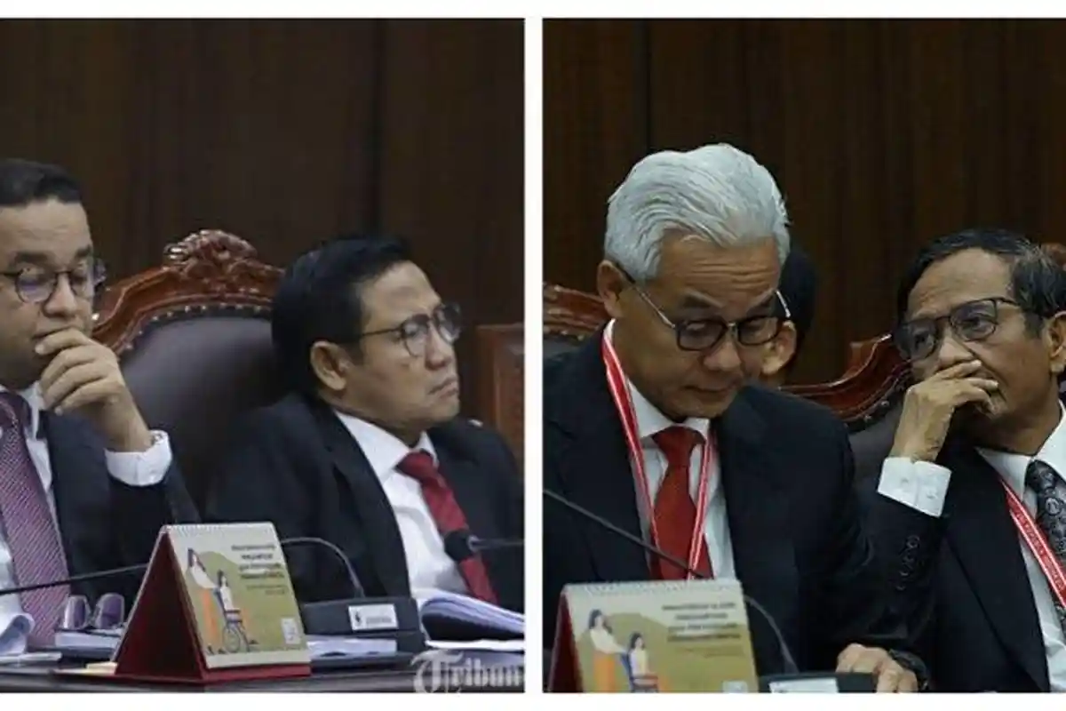 Sidang Putusan MK Besok, Prabowo-Gibran Pilih Ngantor, Anies-Cak Imin dan Ganjar-Mahfud Bakal Hadir