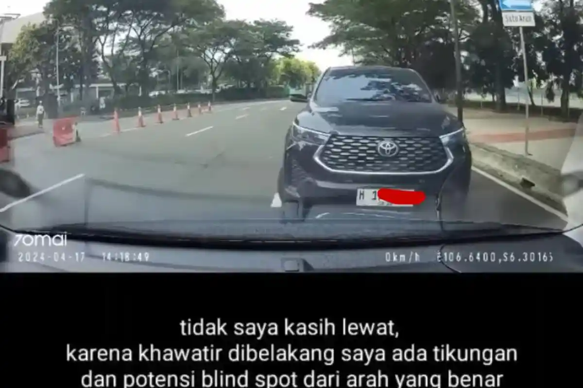 Mobil Plat H Lawan Arah dan Lebih Galak Ketika Ditegur, Saat Dihampiri Langsung Kabur